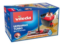 Vileda Súprava plochého mopu s vedierkom Ultramax TURBO Microfibre 2v1