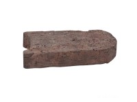 DITON Trávnikový lem imitácia dreva, dub tmavý, 25 x 12 x 4,5 cm