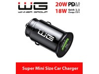 WG Nabíjačka bez kábla, USB-A_type-C, rýchlonabíjanie_PD, 3 A