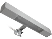 Elita Zrkadlové LED svietidlo Kwadro, 6W, IP44, 4000K, chróm, 30 cm