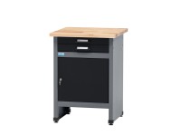 Küpper Odkladací stolík 12299, 1 dvierka/2 zásuvky (6,5 cm) 84 x 60 x 60 cm