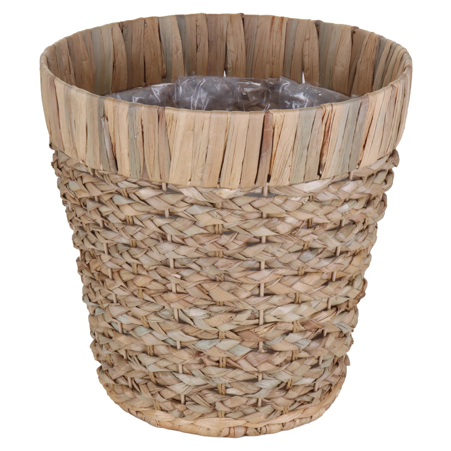 E-shop A.H.G. Kvetináč z banánových listov, béžová-prírodný, pr. 24 x 23,5 cm