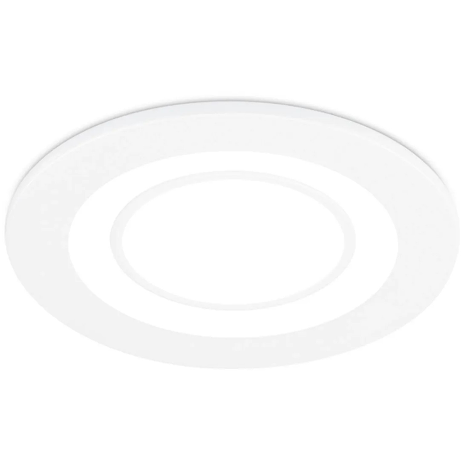 E-shop Trio Vstavané LED svietidlo Core biela matná pr. 80 mm