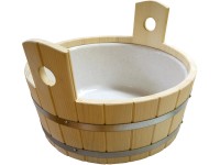 Weka Nádoba na nohy smrekové drevo prírodné priemer 37 cm Weka Nádoba na nohy smrekové drevo prírodné priemer 37 cm