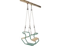 SwingKing Dvojmiestna hojdačka gondola, zelená