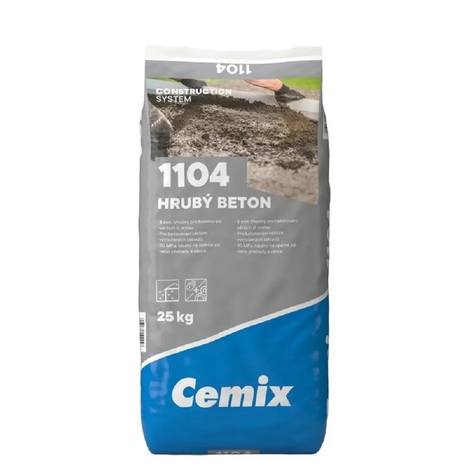 E-shop Cemix 1104 Hrubý betón 25 kg (PE)