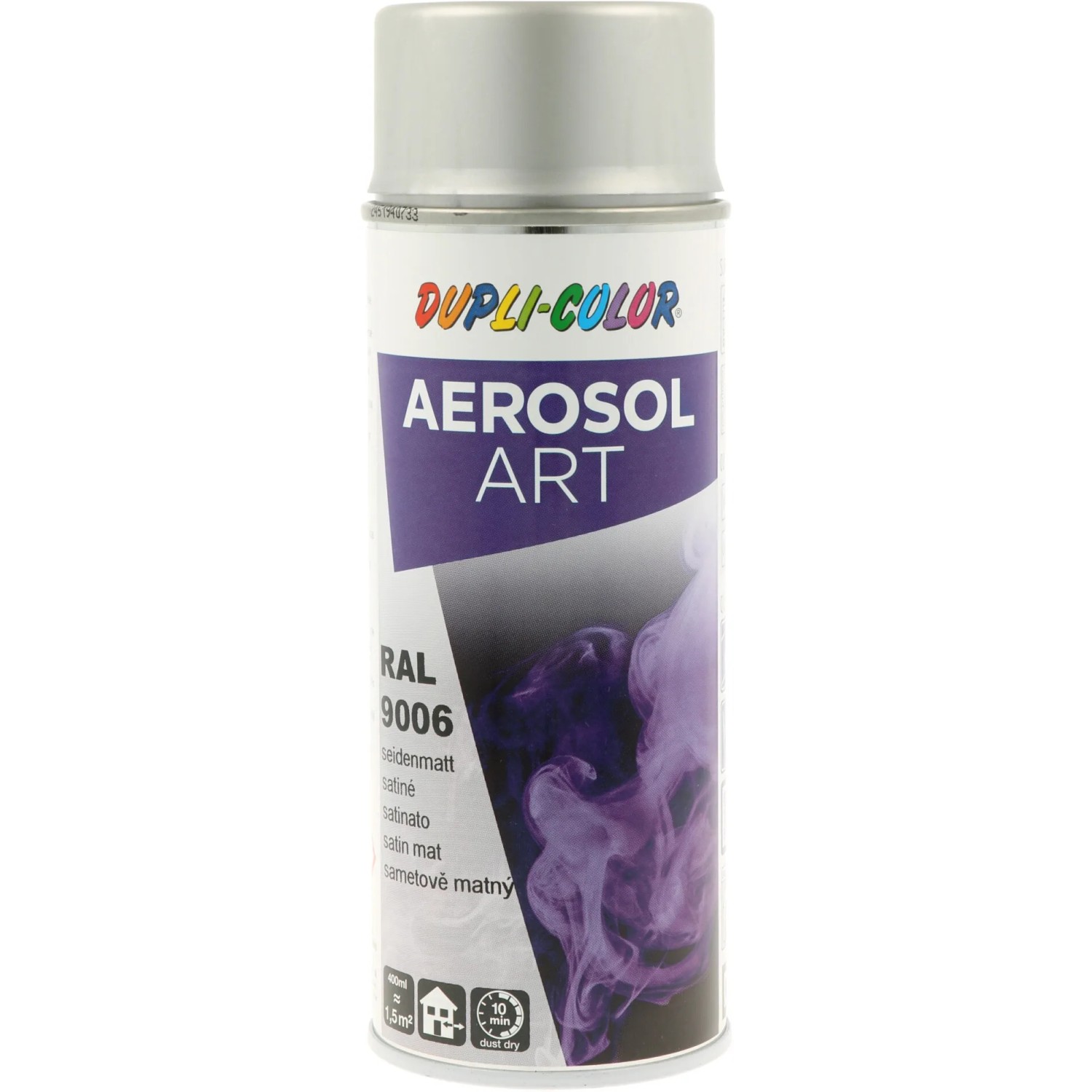 E-shop DUPLI-COLOR Lak v spreji AEROSOL ART (9006) biely hliník 400 ml