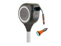 GARDENA Záhradný box RollUp M biely so samonavíjacou hadicou 11 mm, 20 m