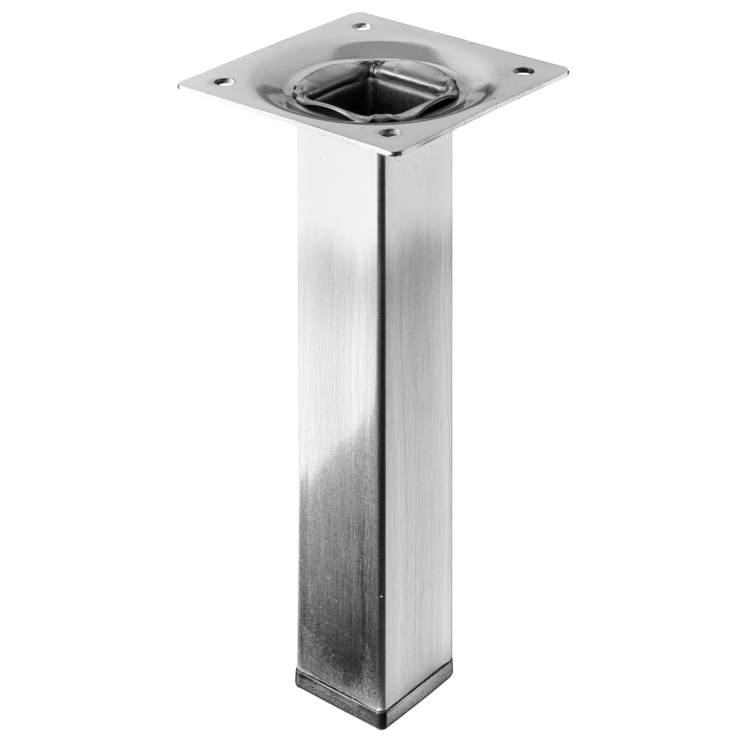 E-shop Hettich Nábytková noha hranatá, nerez, 25 x 25 x 150 mm