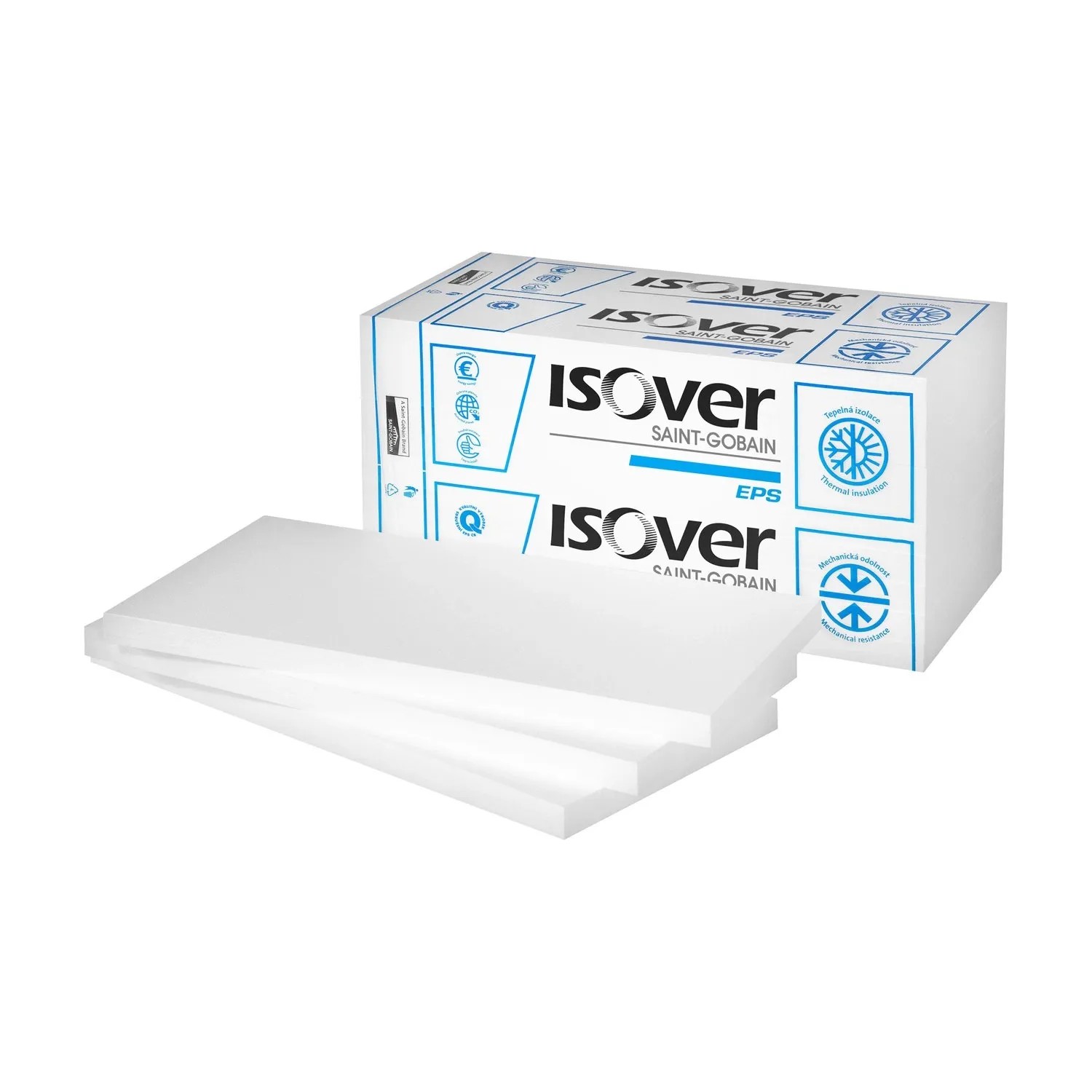 E-shop Isover Penový polystyrén EPS 100Z, biely, 8 cm