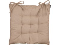 In the Mood Podsedák s látkovými šnúrkami Paddy, béžová, 46 x 46 x 7 cm