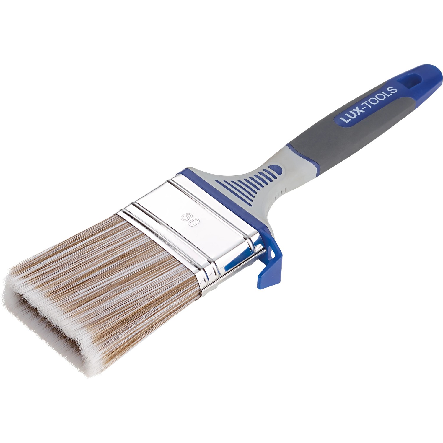 E-shop LUX-TOOLS PRO Plochý štetec lazúrovací 3K s háčikom a rezervoárom, 60 mm