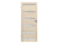 RADEX Falcové interiérové dvere ETNA 6S, borovicové drevo, 70 Ľ