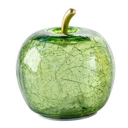 FlowerPower Dekorácia na stôl jablko Pomo s LED osvetlením, pr. 11 x 12 cm