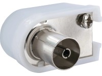 Schwaiger Uhlová IEC zdierka biela Schwaiger Uhlová IEC zdierka biela