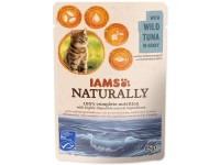 IAMS Kapsička Naturally Adult s tuniakom v omáčke 85 g