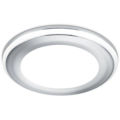 Trio Vstavané LED svietidlo Aura chrome pr. 80 mm