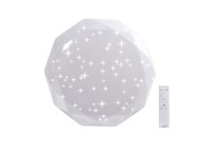Stropné LED svietidlo DIAMANT RGB 30W 3300lm 3000/4000/6500K biela pr. 40,5 cm