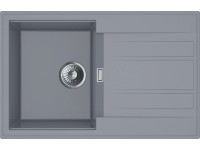 Miló Granitový drez Piatto sivý 78 x 50 x 21,5 cm Miló Granitový drez Piatto sivý 78 x 50 x 21,5 cm