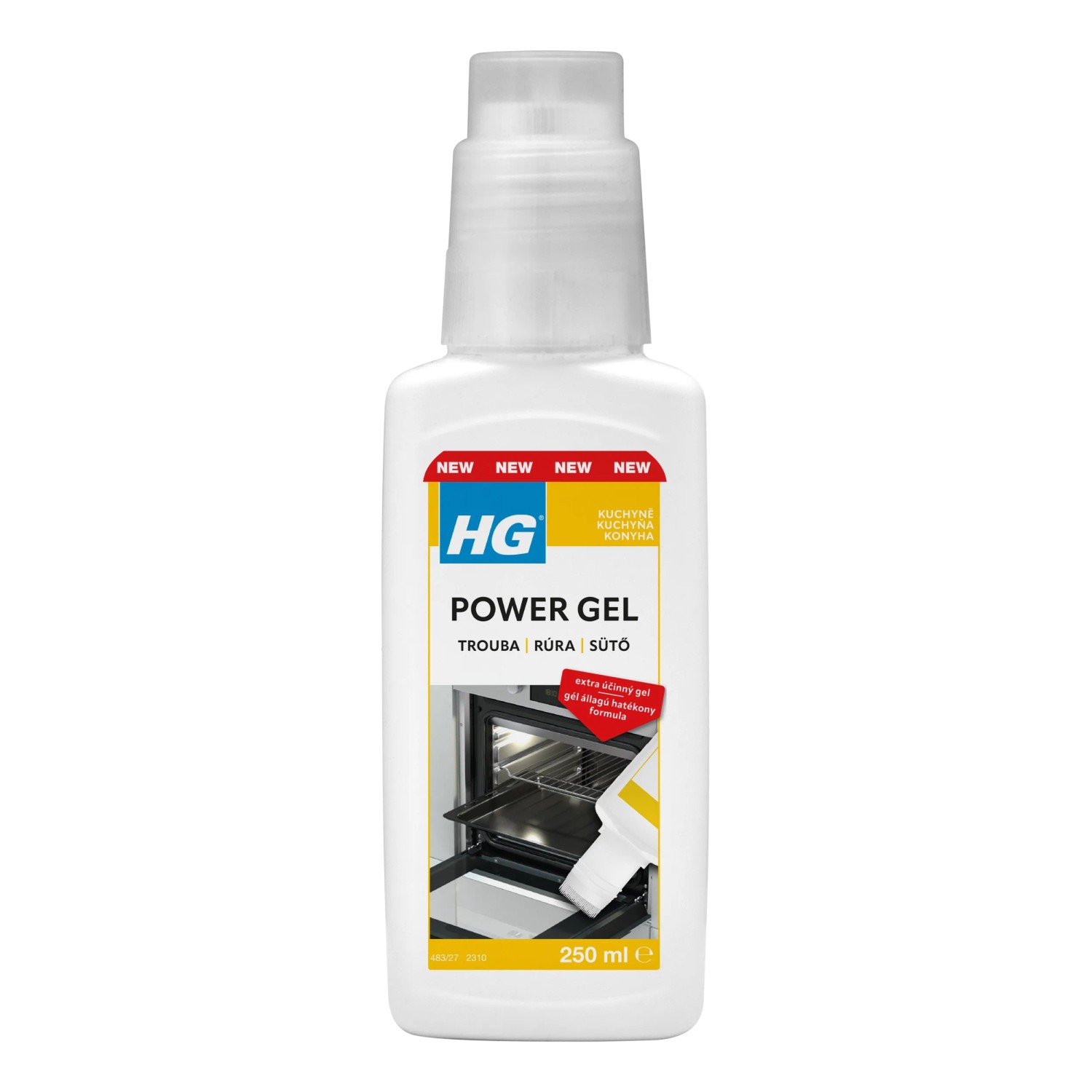 E-shop HG Power gel na rúry s aplikátorom 250 ml
