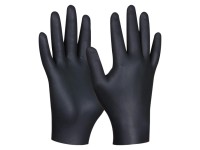 GEBOL Nepudrované jednorazové rukavice Black Nitril Eco, čierna veľ. XL, 100 ks