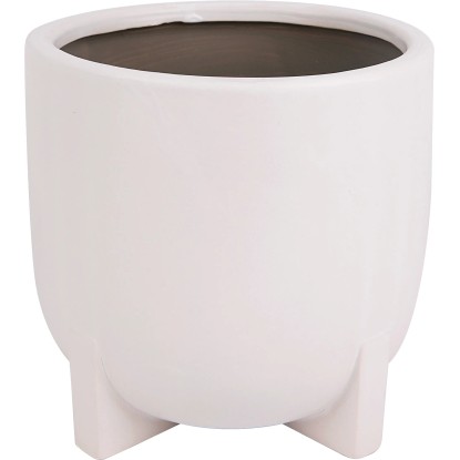 Kvetináč biely, pr. 15,5 x 15 cm