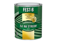 FEST-B Antikorózny náter na železo 2v1 na strechy S2141, 0101 svetlo sivý, 800 g