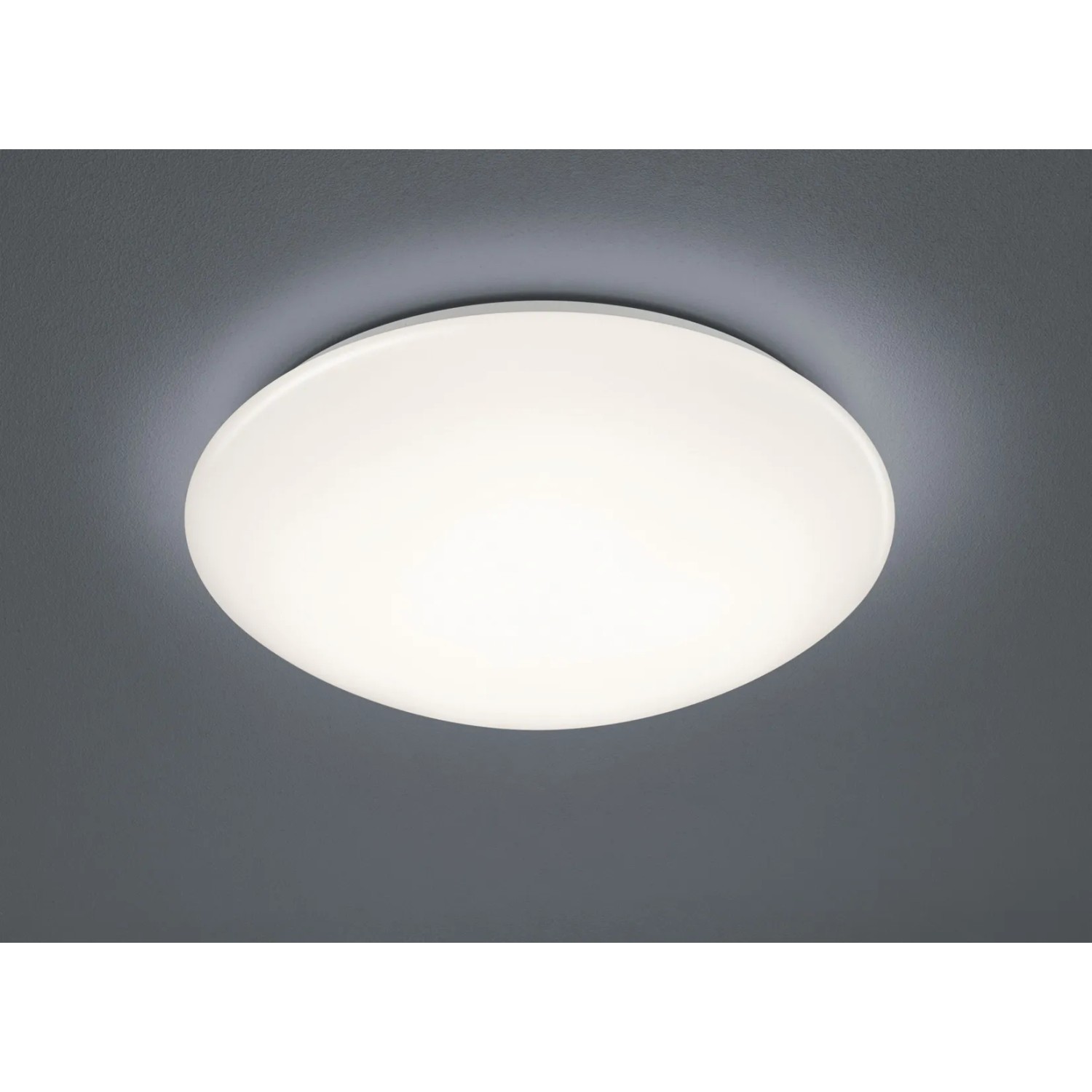 E-shop Reality Stropné LED svietidlo Putz biele 15 W plast