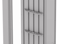 Biohort Držiak na náradie Neo, AvantGarde ECO strieborný 2 ks, 30 x 5 x 3,5 cm