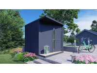 Bertilo Záhradný domček Concept, antracitový, 297 x 234 cm