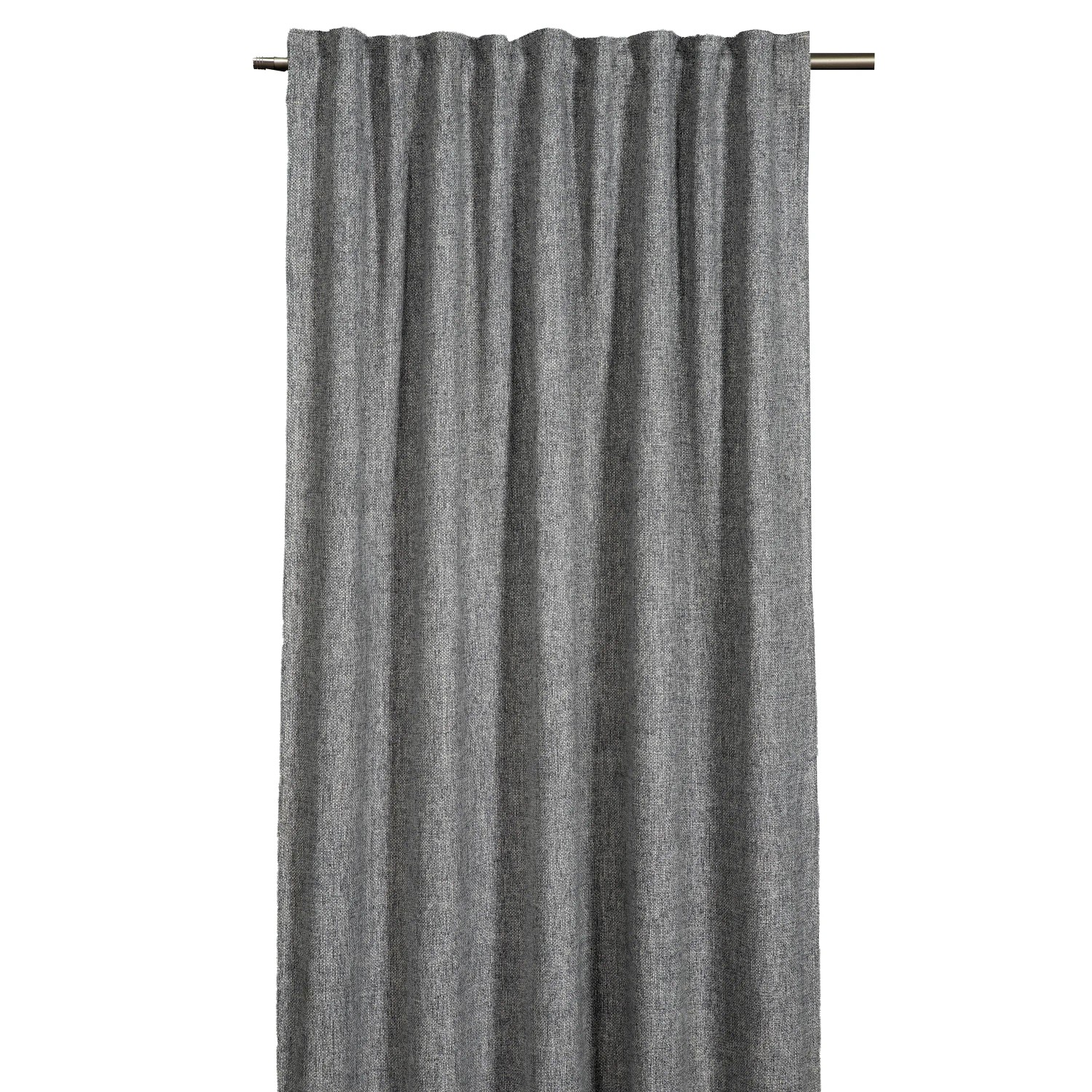 E-shop Sehlbach Záves so skrytými pútkami, Dimout fleece, strieborne sivý 245 x 130 cm