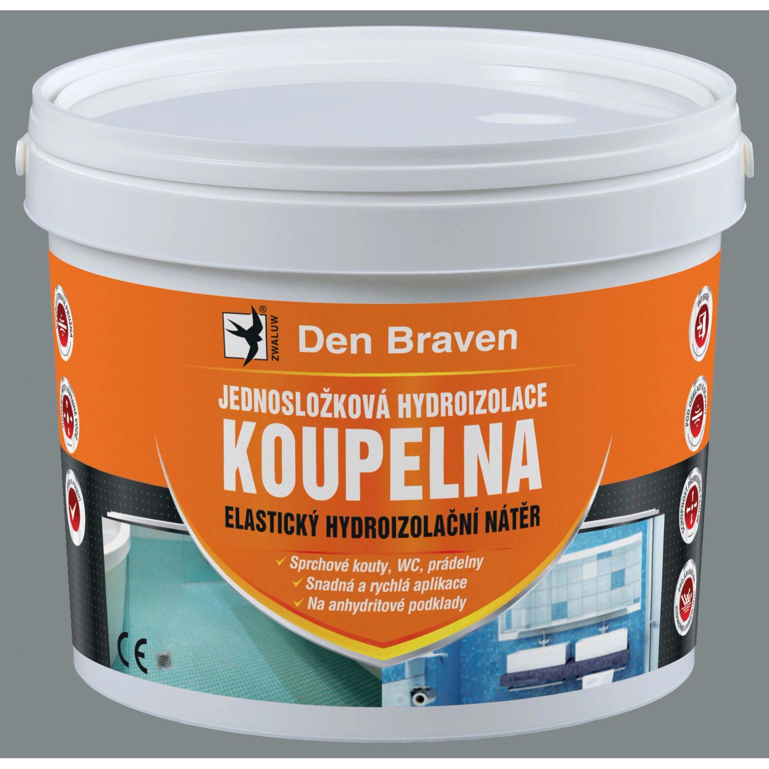 E-shop Den Braven Jednozložková hydroizolácia DEBBEX KÚPEĽŇA 5 kg