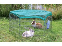 Trixie Ohrada na výbeh s ochrannou sieťou pozinkovaná priemer 126 cm x 58 cm