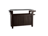 Keter Stôl viacúčelový Unity XL hnedý 207 l, 134 x 90 x 52 cm