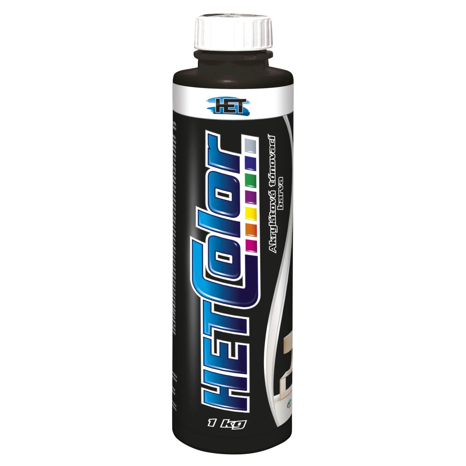 E-shop HETCOLOR Akrylátová tónovacia farba čierna 1 kg