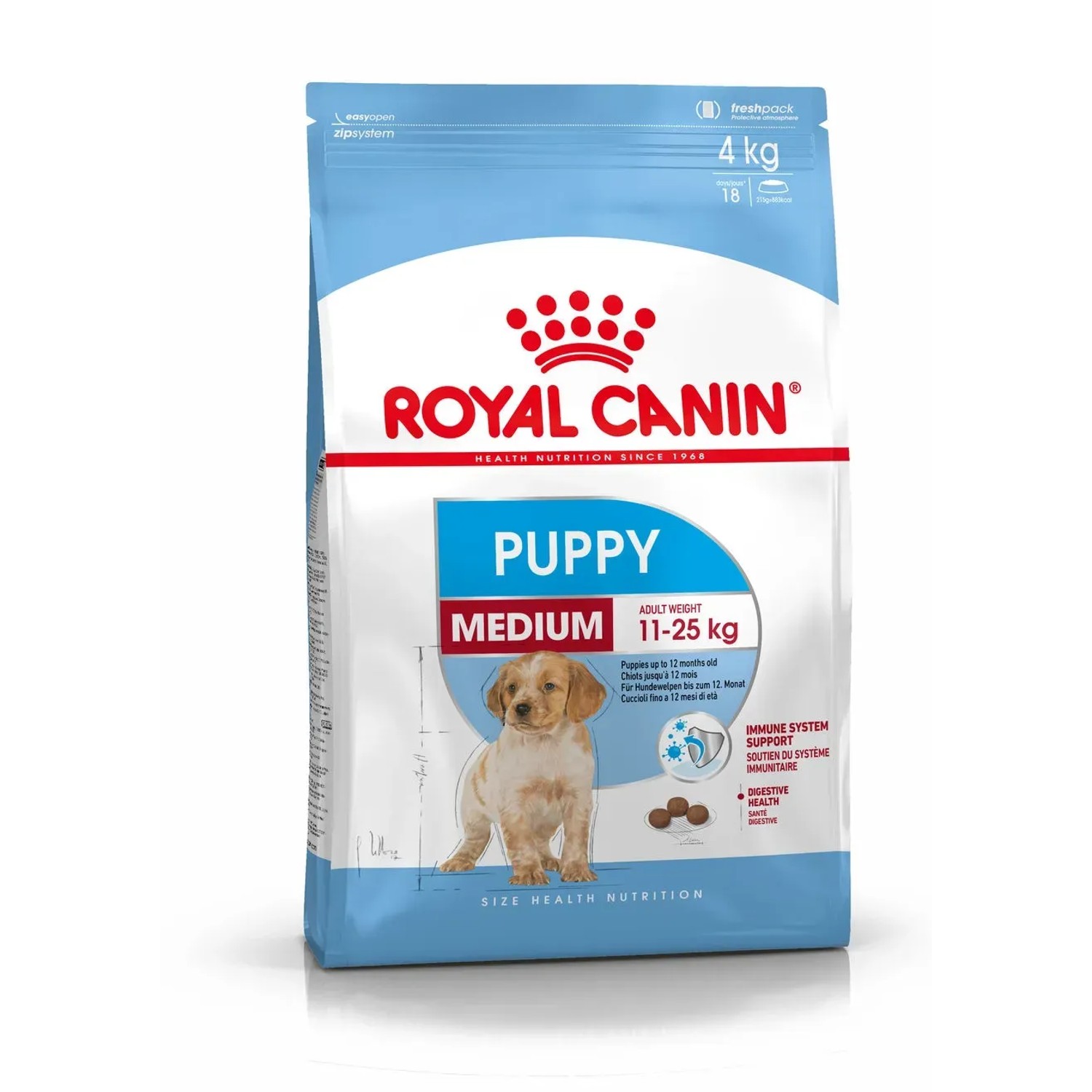 E-shop Royal Canin Granule pre psov Medium Puppy 4 kg