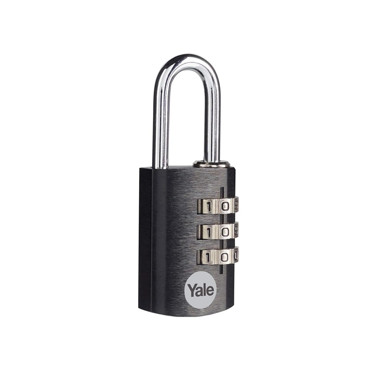 E-shop Yale Visiaci zámok YE3CB/20/121/1, čierny, 57 x 21 x 10 mm