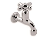 Titania Retro II Nástenná umývadlová batéria 99106,0 na studenú vodu, chróm