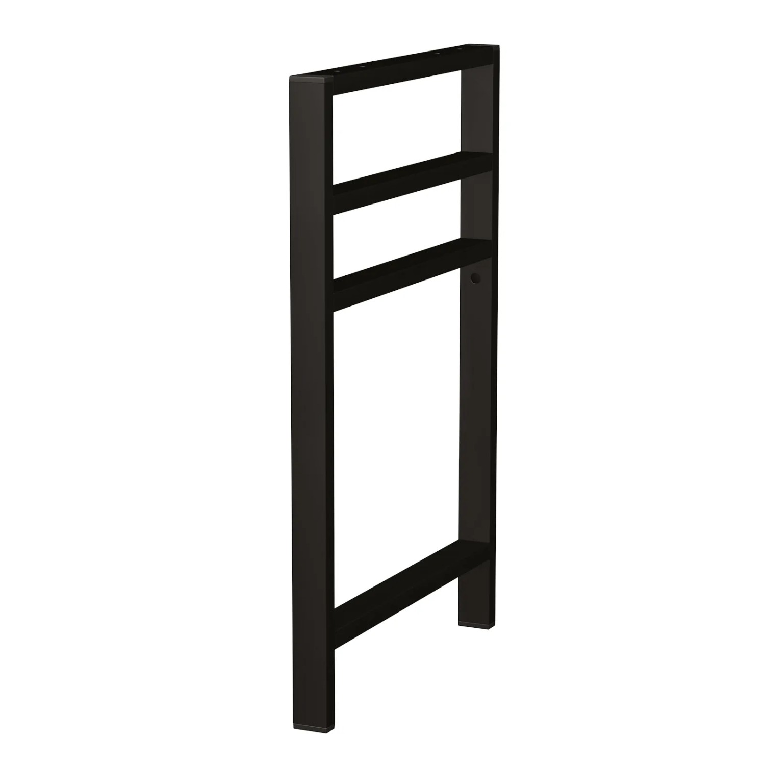 E-shop INTEDOOR Noha BEE, hranatá, 68 x 4 x 45 cm, čierna mat