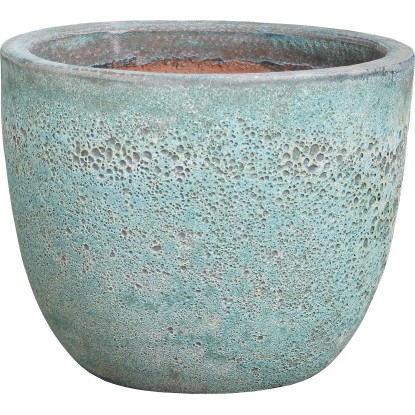 Kvetináč 17 cm x priemer 20 cm zelený