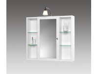 Sieper Zrkadlová skrinka Latina biela 78 x 72 x 28 cm