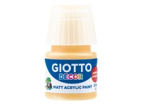GIOTTO Akrylová farba Decor Acrylic MATT zlatožltá, 25 ml