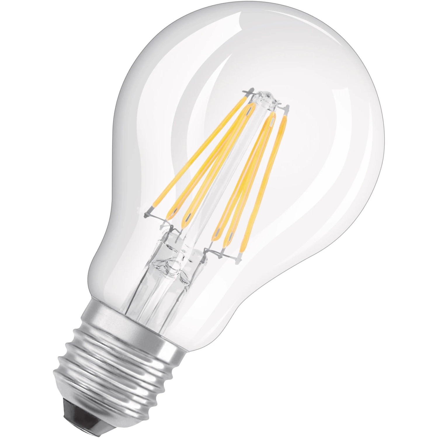 E-shop OSRAM LED žiarovka Base Classic A60, E27, 6,5 W, 806 lm, 2700 K, číra, 2 ks