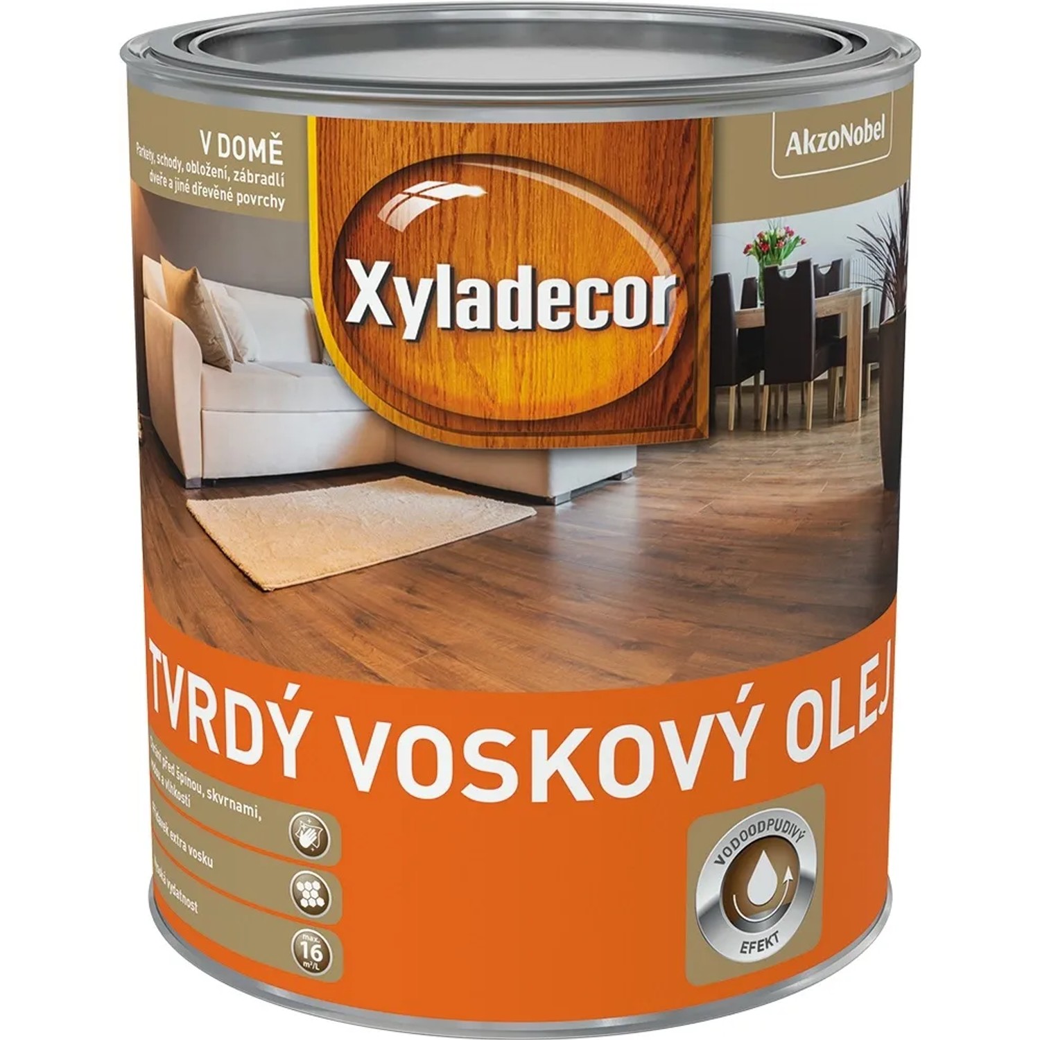 E-shop Xyladecor Tvrdý voskový olej bezfarebný, 0,75 l