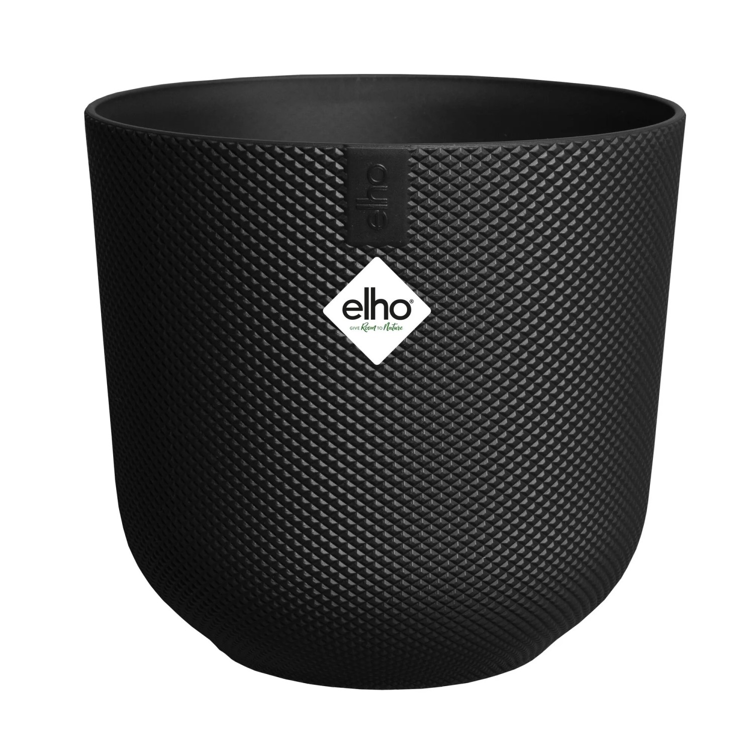 E-shop elho Kvetináč Jazz Round čierny pr. 14 x 13 cm