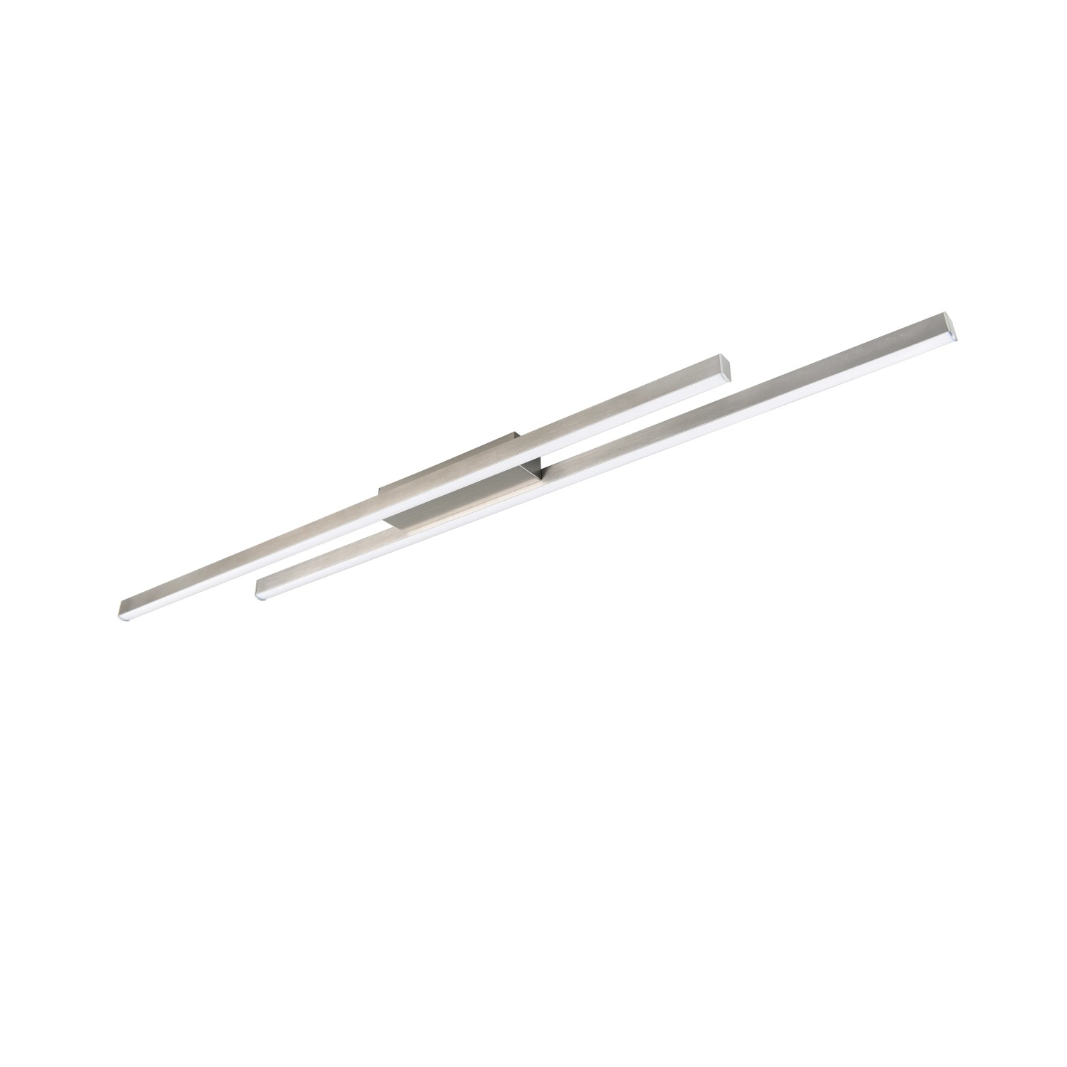 E-shop Reality Stropné LED svietidlo Odio, 22W, 3000K, 2500lm, matný nikel, 110 x 8,5cm