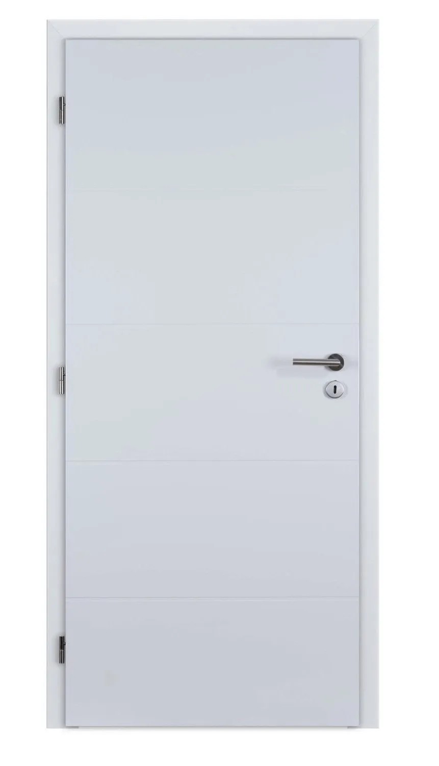 Doornite Dvere interiérové Quatro Plné 60 Ľ, biele
