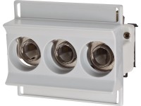 Poistková pätica D02/E18 3-pólová s krytom