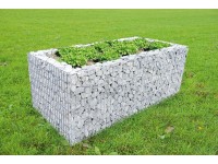 Gabionový vyvýšený záhon Š 100 cm x H 100 cm x V 80 cm Gabionový vyvýšený záhon Š 100 cm x H 100 cm x V 80 cm