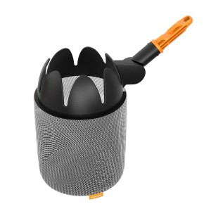 Fiskars OneClick zberač ovocia so sieťkou pre kombinované systémy.